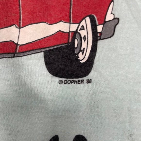 Vintage 80’s Nebraska‎ Beach Surf T Shirt Size XL Single Stitch USA Penguins - Picture 3 of 8
